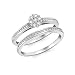 Produktbild Carissima Gold Damen-Ring 9 k (375) Diamant Weißgold silber 54 (17.2) 5.47.5950