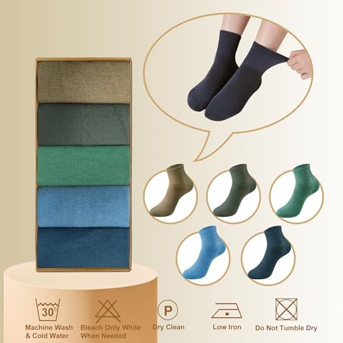 Image of Womens Cotton Anti-Pilling Quarter Crew Socks | Moisture-wicking, Odor-control, Lightweight, Office /gym, 7-pair, US 6-10