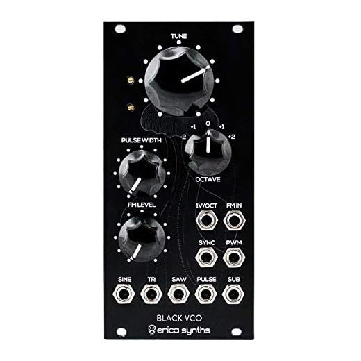 Erica Synths Black VCO V2 Analog Eurorack Oscillator Module