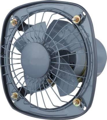 Gen-Tech Extreme 6 Inch 150MM High Speed 4 Blade Metal Body Exhaust for Bathroom, Kitchen & Industries Color Grey