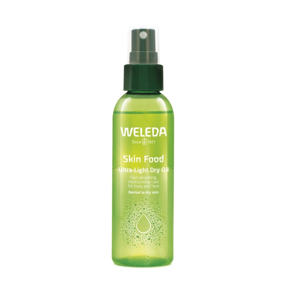 Weleda Skin Food Body Oil, Ultra-Light Dry Oil, Vitamin E, Moisturising Oil For Women & Women, 100% Certified Natural, Organic, Dermatologically Tested, 100 mlNatrue
