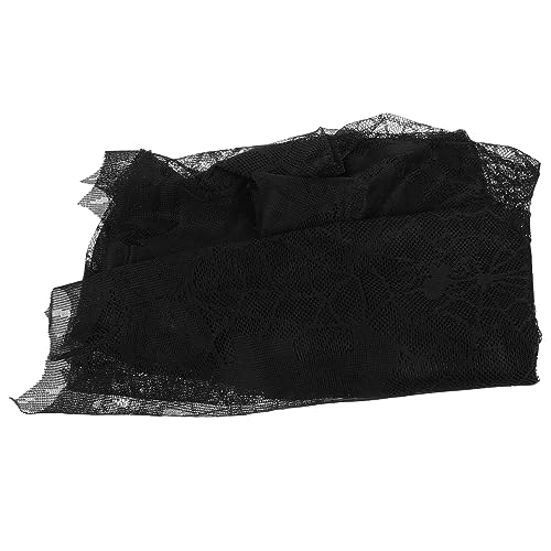 Couche de table en dentelle Halloween lavable et réutilisable pour buffet