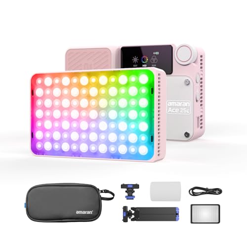 Amazon.co.jp: aputure amaran Ace 25C Kit 25W RGB小型撮影ライト