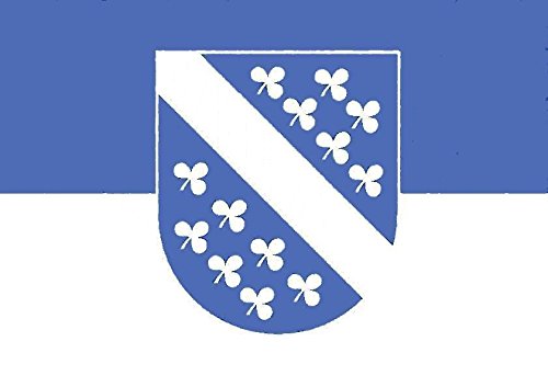 U24 Tischflagge Essen 1907 - 10x15cm Fahne Auf 30cm Mast, 100% Polyester