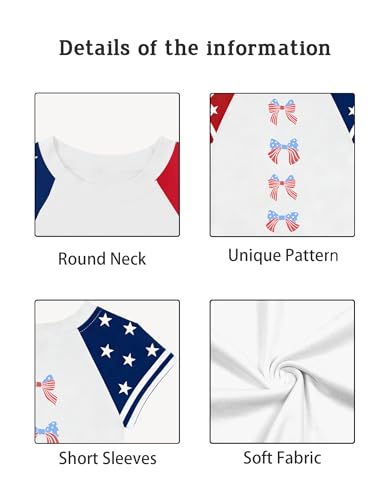 Image of AMWIPE Boys Girls USA Shirt Kids 250 Anniversary USA Shirts American Flag Tshirt 4th of July Outfits Cute Patriotic Top 6-14y
