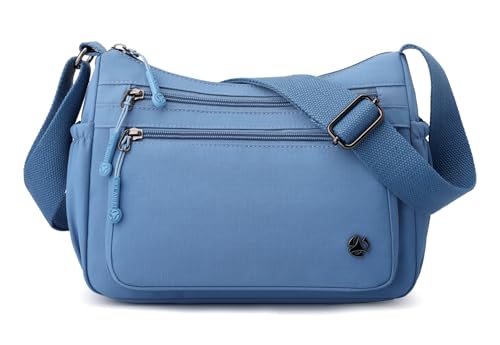 Image of Pealwel Casual Crossbody Bag with Anti Theft Pocket - Women Lightweight Water-Resistant Purse Bag