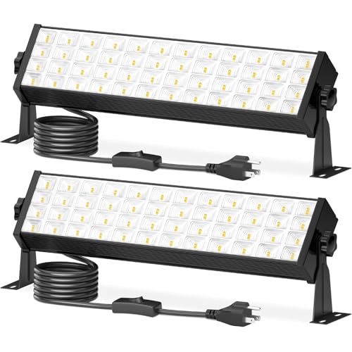 100W LED Shop Lights (2 Pack) 12000LM