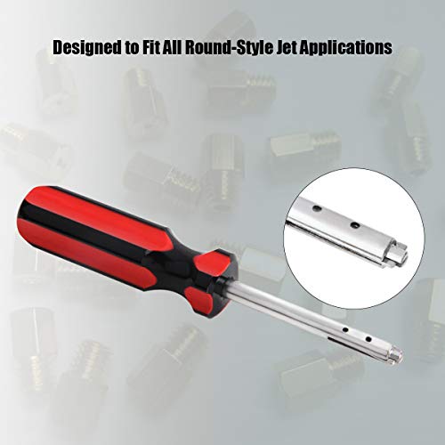 Dracary Replacement Jet Removal Tool,NEW 67469 Carburetor Jet Installation Tool,Carburetor Main Jet Installation and Removal Tool,1PCS