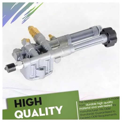 High Pressure Washer Pump Replacement Assembly