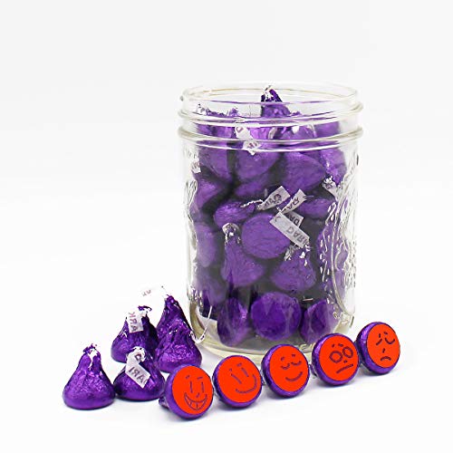 Chromalabel 0.75 Inch Round Printable Labels For Laser And Inkjet Printers, 2700 Stickers Per Pack, 108 Dots Per Sheet, Fluorescent Red Orange #TOP5