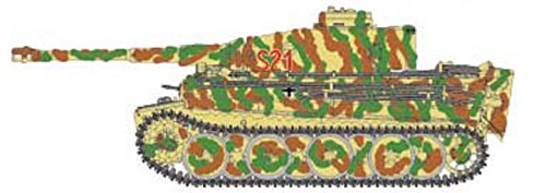Tiger I allemand initial 1/72 Michael Wittmann char miniature de collection Seconde Guerre