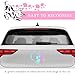 Yourkar Pet Dog Paw Print Sticker, Love Heart Dog Paw Stamped Automotive Window Decor Decal, Cute Paw Stickers for Vehicles Windows Walls Laptop Luggage, Exterior Car Accessories (Colorful)