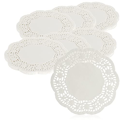 com-four® 300x base de gâteau - embouts de gâteau comme base pour la décoration et le service - petite assiette à gâteau en papier - sous-verres (300 pièces - Ø 10cm)