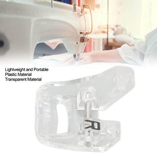 Pie prensatelas plástico transparente para máquina de bordar miniatura 4