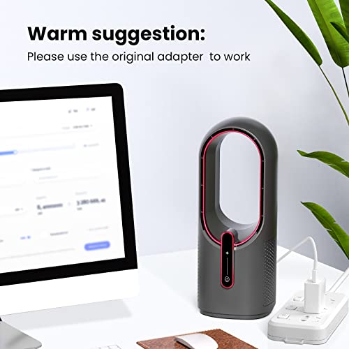 Konsiden F6 Desk Fan Bladeless, 11.8 Inch Office Fan Small thumb #6