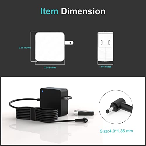 image for Superer UL Listed 65W AC Charger Fit for Asus Q504 Q504U Q504UA Q504UA