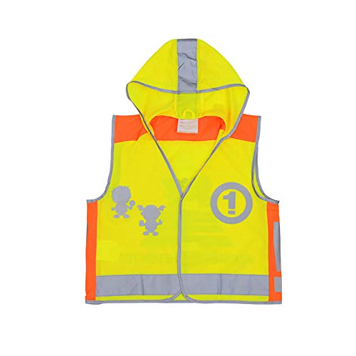 hengGuKeJiYo Gilet Riflettente di Sicurezza per Bambini ad Alta visibilità Cappotto Riflettente per Asilo Abbigliamento di Sicurezza Gilet Riflettenti