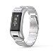 Produktbild WIIKAI Ersatzarmbänder für Garmin VIVOsmart HR+ Armband (kompatibel für Garmin VIVOsmart HR+) Edelstahlarmband Ersatz Uhrenarmbänder(Stahl).