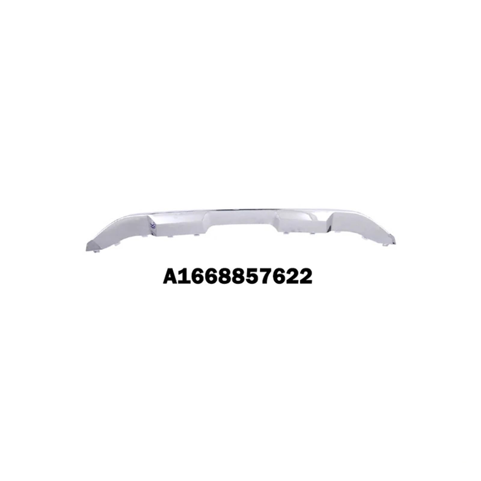 Amazon.com: Rear Bumper Chrome Trim Chromium Styling Spoiler 
