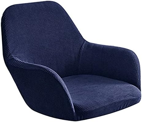 Kitchen Chair Slipcovers/Dining Chair Protector,Curved Back Accent Computer Chair Cover Modern Arc Shaped Armrest Counter Height Bar Stools Covers Wing Back Chair Slipcover Removable Washable