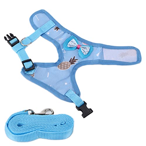 Image of Adjustable Chicken Harness with Leash for Small Pets, Soft Breathable Mesh Vest for Hens Ducks Geese Walking, Training Strap for Outdoor Farm Use