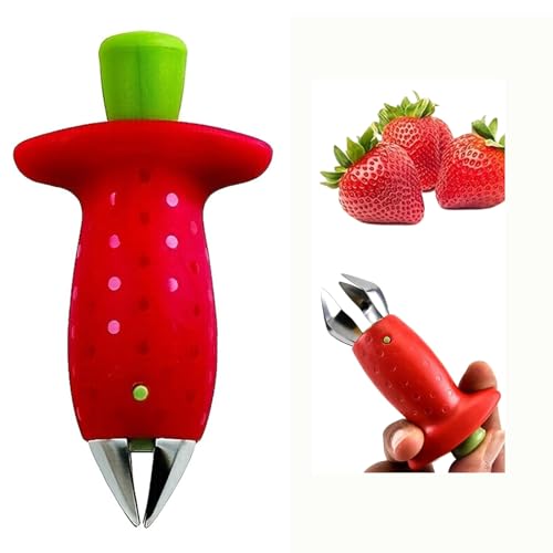 Febbya Pflaumenentsteiner,Erdbeer Strunkentferner für Weiches Obst und Gemüse Obstentkerner aus Edelstahl Entsteiner für Pflaumen,Zwetschgen,Tomaten & Erdbeeren,zum Entkernen von Früchten Gemüse Febbya Pflaumenentsteiner,Erdbeer Strunkentferner für Weiches Obst und Gemüse Obstentkerner aus Edelstahl Entsteiner für Pflaumen,Zwetschgen,Tomaten & Erdbeeren,zum Entkernen von Früchten Gemüse