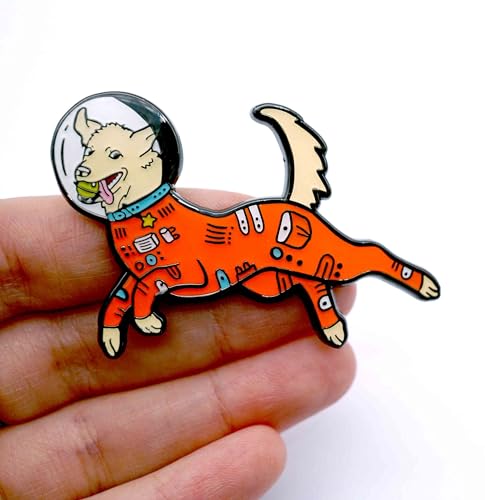 Compoco Dog Enamel Pin Astronaut Puppy Golden Retriever in a Space Suit with a Space Helmet Dog Lovers3
