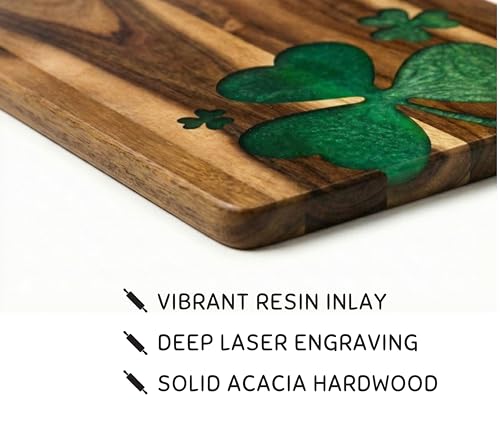 Tabla de cortar rectangular de madera Acacia 38x24 cm miniatura 4