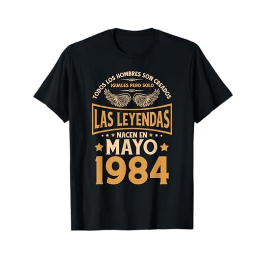 Cumpleaños Hombre Regalos Las Leyendas Mayo 1984 Camiseta
