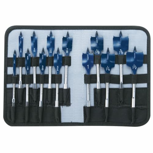 Bosch DSB5013P 13-Piece Spade Drill Bit Set Universally Compatible