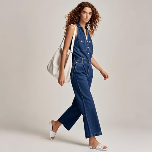 Image of Women's Slide Heeled Sandals Opened Square Toe Chunky Block Heel Slippers with Buckle Slip on Casual Comfortable Pumps