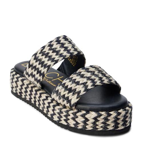 BEACH by Matisse Womens Borderline Espadrille Platform Casual Sandals Casual Mid Heel 2-3