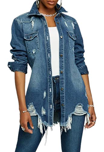 Oversized Denim Jacket for Wwomen D…