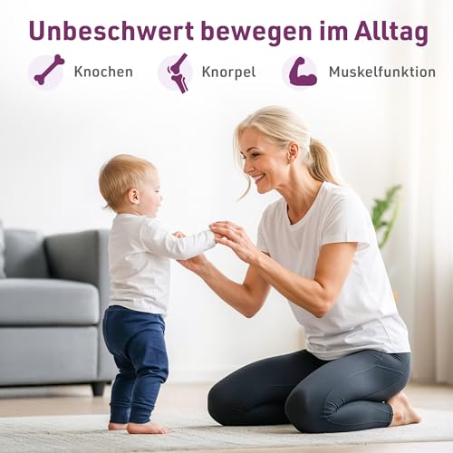FREUDENSPRUNG natürliche Gelenkkapseln für Beweglichkeit, gesunde Knochen, Gelenke & Knorpel, 120 Gelenk Komplex Kapseln mit Glucosamin, Kollagen, Mangan, Kurkuma, Weihrauch, Vitamin D uvm.