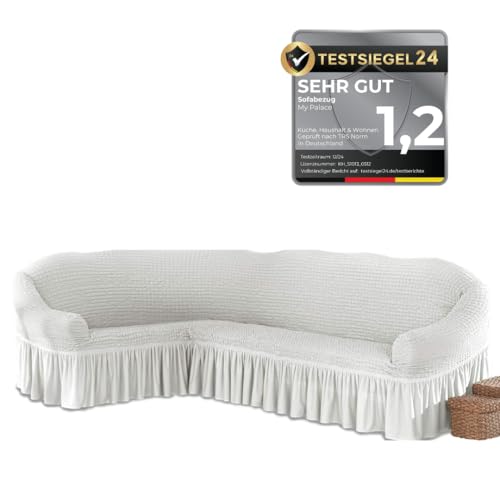My Palace Beatrice elastischer Ecksofabezug mit Anti-rutsch...