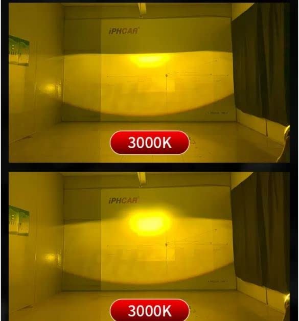 Image of IPH CAR M617 BI-LED (TRI COLOR) Laser Fog Lamp Projector 3 Inch High /Low beam With Integrated HID | For Passenger Car