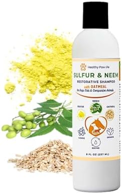 Healthy Paw Life's Sulfur & Neem Restorative Shampoo with Oatmeal