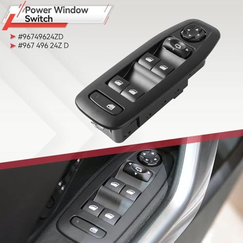 Commande lève-vitre électrique Peugeot 208 2008 1.6 HDI 2013-2019