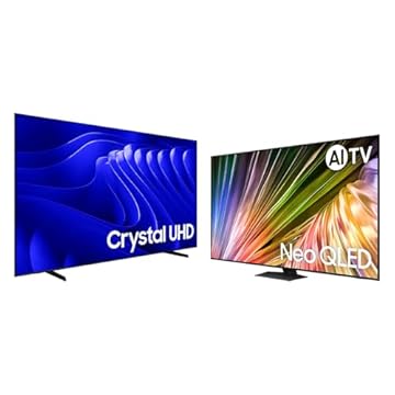 Smart Super Big TV 98" Crystal UHD 4K 98DU9000 2024 + AI TV 55" Neo QLED 4K 55QN85D 2024 Combo
