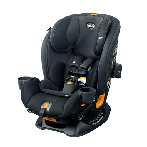 Chicco Chicco OneFit LX ClearTex All-in-One Car Seat with LeverLock Installation, Slim Design,...