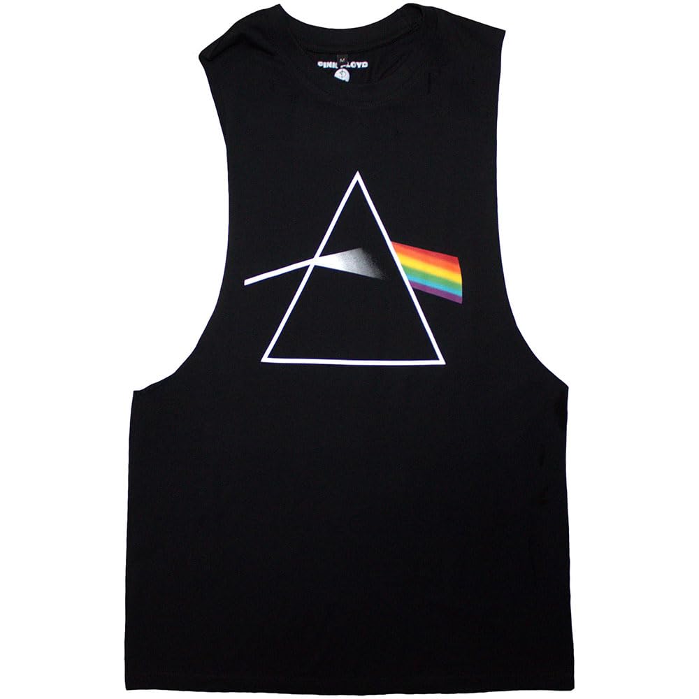 Pink Floyd Dark Side of The Moon Album Vest Top XL Black