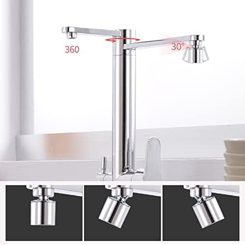 Mitigeur 3 voies avec filtre à eau 3 en 1 avec bec pivotant, noir brossé, mitigeur d'évier moderne pour eau potable purifiée, essentiel de cuisine