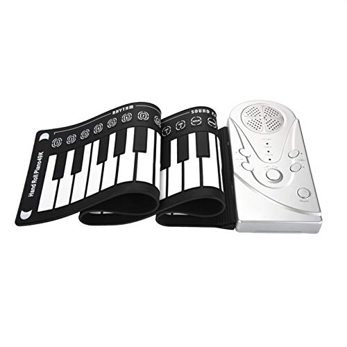 Tissting Rolling Up Piano Portable Pliable 49 Touches Clavier éLectronique Haut Parleur IntéGré DéMonstration Song Hand Roll Piano(Argent) - Les Beatles, Paul McCartney, John Lennon, RIngo Starr, George Harrison Tissting Rolling Up Piano Portable Pliable 49 Touches Clavier éLectronique Haut Parleur IntéGré DéMonstration Song Hand Roll Piano(Argent) – Image 8