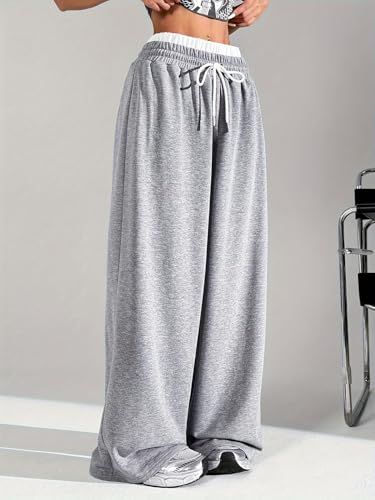 Image of dockstreet Women's /Unisex ONESOPEN Bottom Drawstring Pure Cotton Stretchable Baggy Jogger Pants
