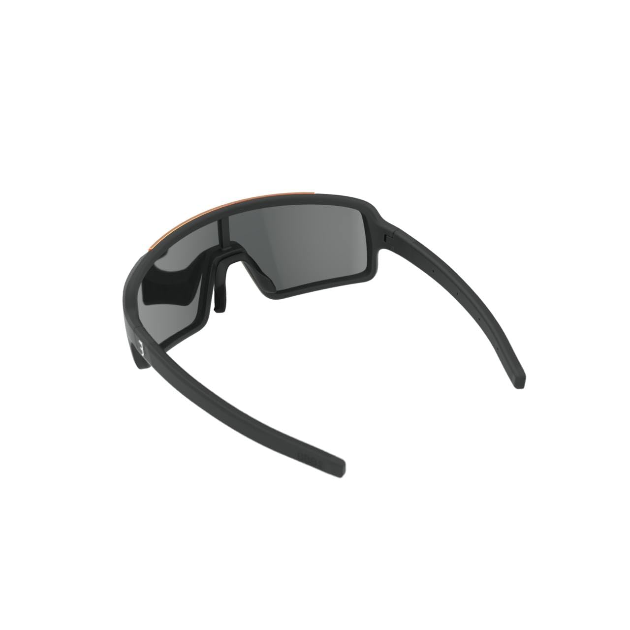 BBB Cycling Fahrradbrille Chester MLC - Unbreakable Grilamid - Verstellbares Gummi-Nasenstück - Gummifüße - Fahrradzubehör - Schwarz