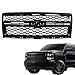 Glossy Black Front Grille Compatible with 2014 2015 Chevrolet Silverado 1500
