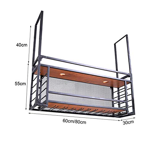 Porte-bouteilles de plafond pour un bar de salon convivial - 5