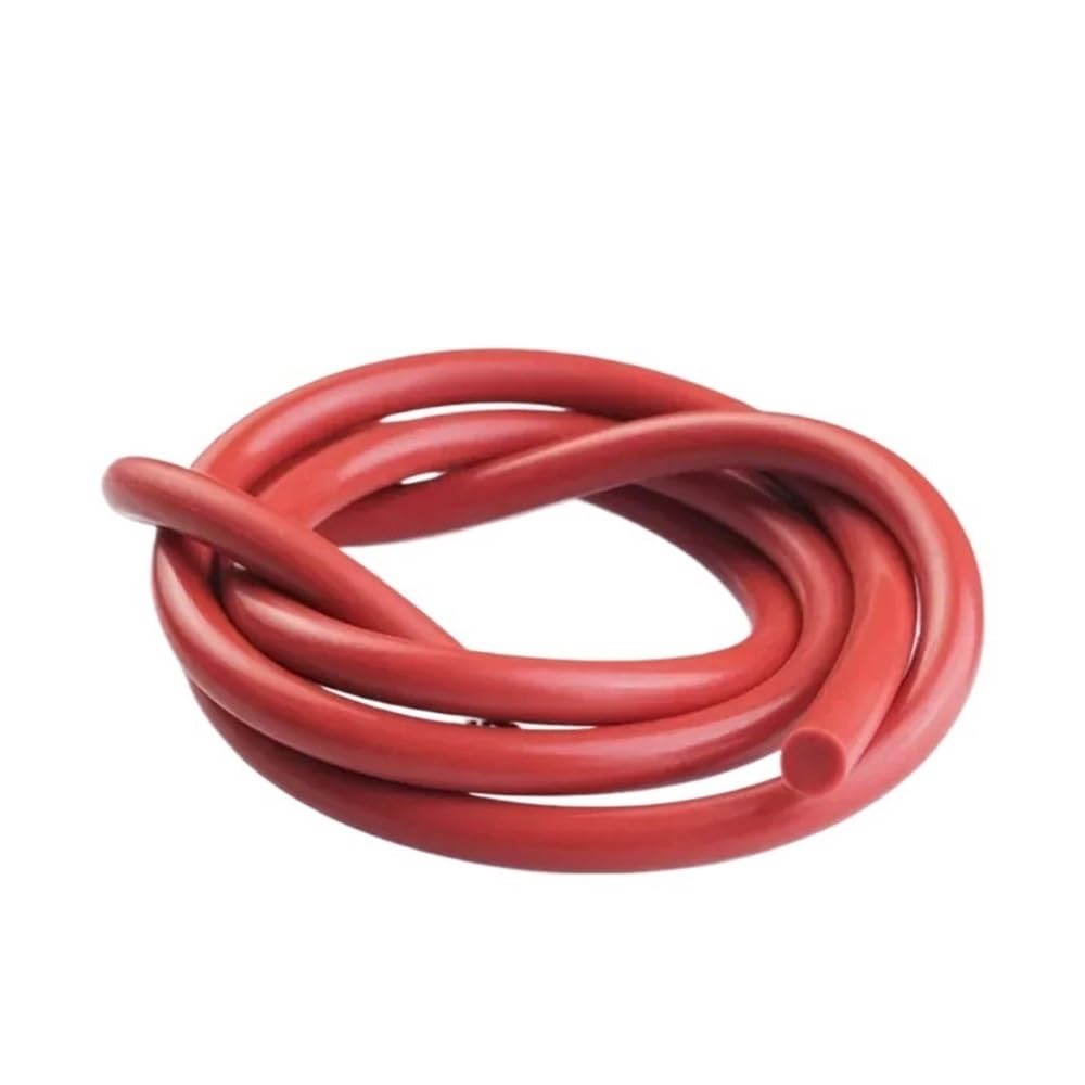 Gohapy Red Foam Rubber Strip 1 Piece Cord Silicone For Machinery, White Solid Trim Seal Strips Black O Ring Cords 1M/10M(,1.5Mm*10Meters)
