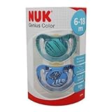 CHUPETE NUK GENIUS COLOR T.2 LATEX 2U PARA2