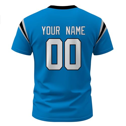 Image of ANTKING T-Shirt Custom Name Number Crewneck Short Sleeve for Men Youth Gifts